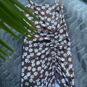 Daisy Brown Fitting Maxi Sundress